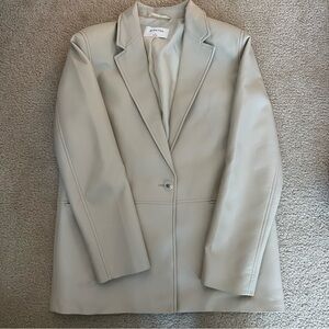 Aritzia Faux Leather Oversized Jacket